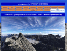 Tablet Screenshot of grossglockner.hu